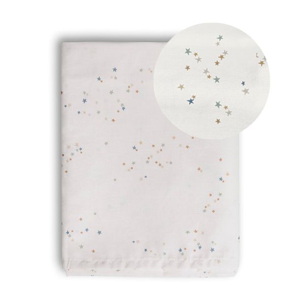 Babylakentje met sterren van 75x100 cm van katoen in off-white van Petite Amélie