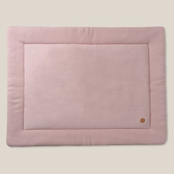 Boxkleed 75x95 cm in roze voor babybox van biologisch katoen van Petite Amélie