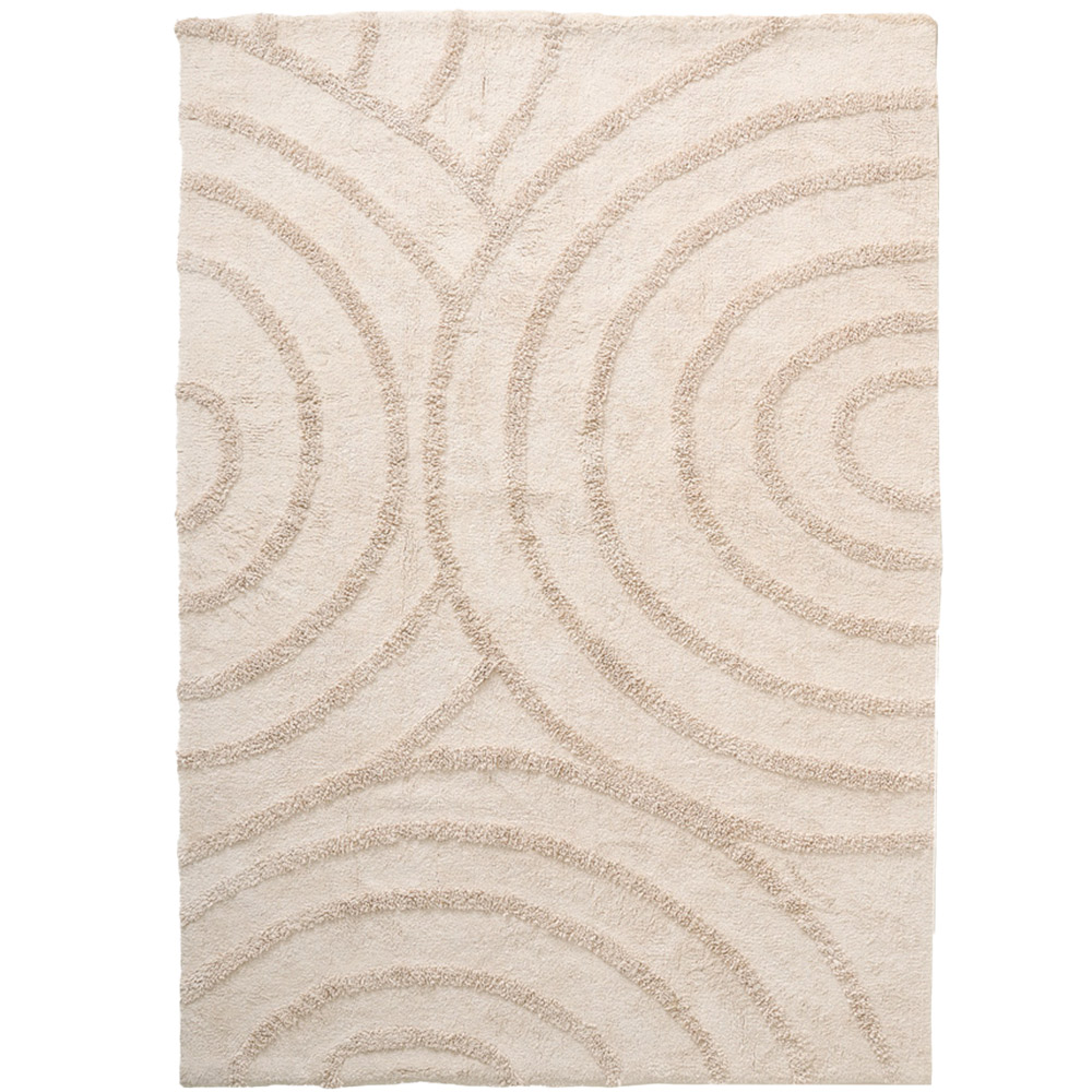 WASBAAR SCANDINAVISCH VLOERKLEED 120 X 170 CM | BEIGE