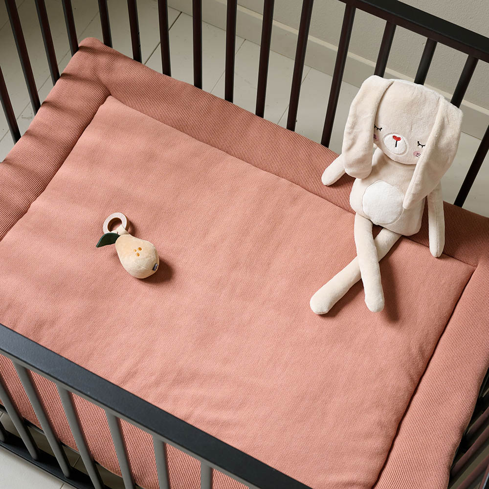 BOXKLEED 70 X 96 CM VOOR INKLAPBARE BABY BOX | TERRACOTTA